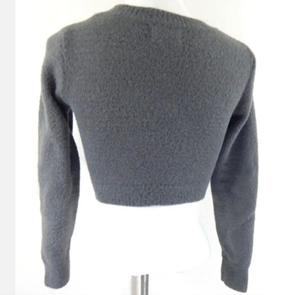 Urban Outfitters Spenser Fuzzy Crop Sweater - Picture 3 of 4